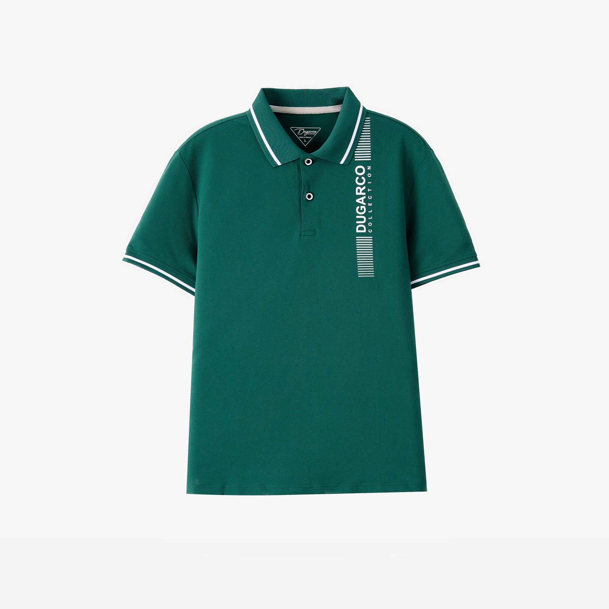 Ảnh của Áo Polo nam tay ngắn basic logo Dugarco - 228PLS22103